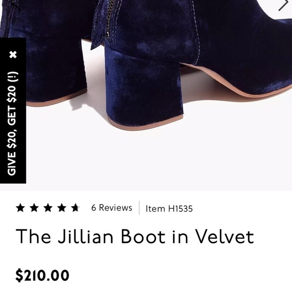 Madewell The Jillian Boot in Velvet - Picture 10 of 10